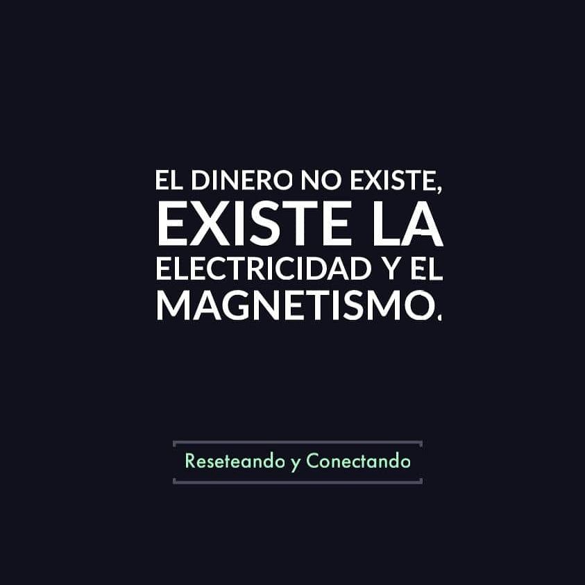 El dinero no existe.