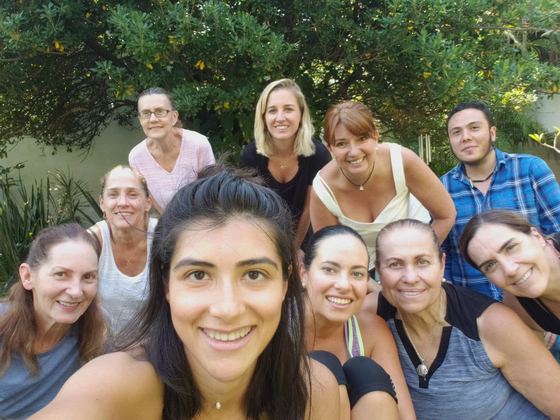 Teaching Yoga Intuition : Here with the beautiful students at Guadalajara, Mexico. 2019.